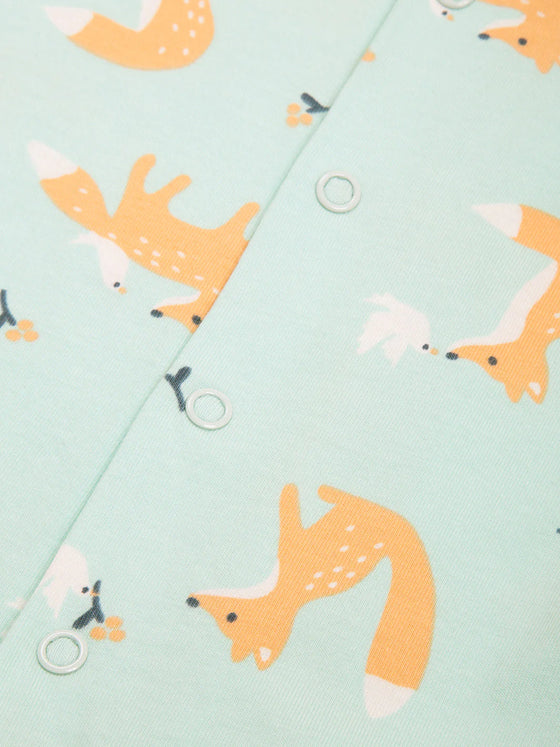 Fox and dove sleepsuit - Kite Organics