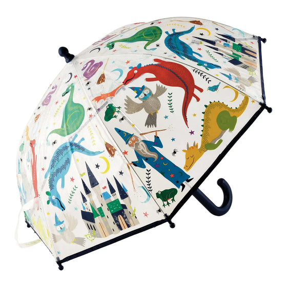 Spellbound Colour Changing Clear Umbrella - Floss and Rock