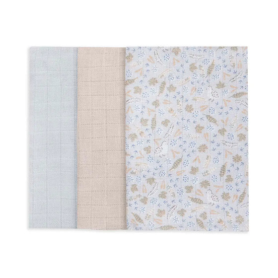 Organic Baby Muslin Squares Set of 3 - Nature Trail - Avery Row