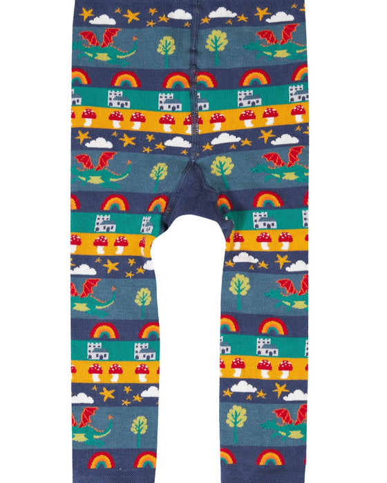 Little Knitted Leggings – Dragons - Frugi