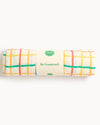 Rainbow Check Large Muslin Swaddle Blanket - Organic Cotton - The Bonnie Mob