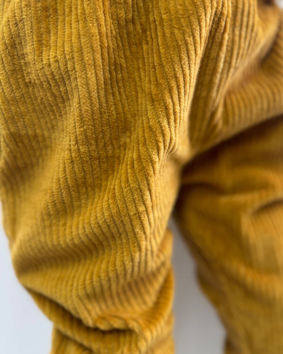 Gold Corduroy “Kid Fit” Trousers - Fred & Noah