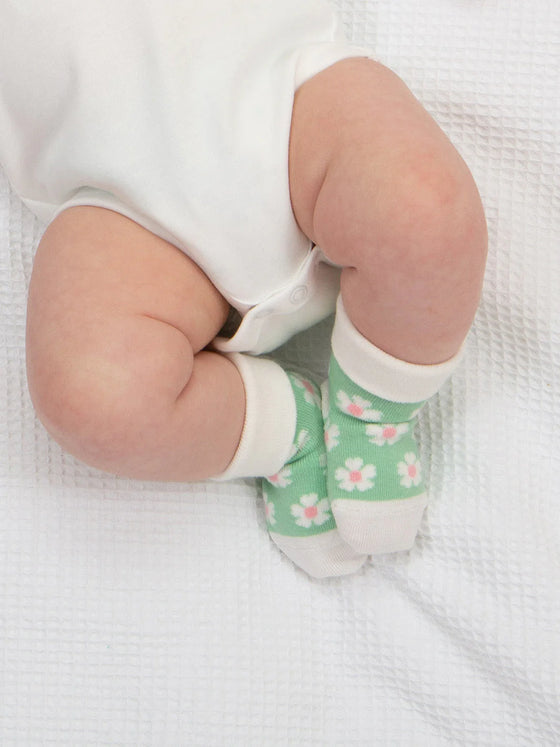 Organic Cotton Flower Socks – 2 Pack - Kite Organics