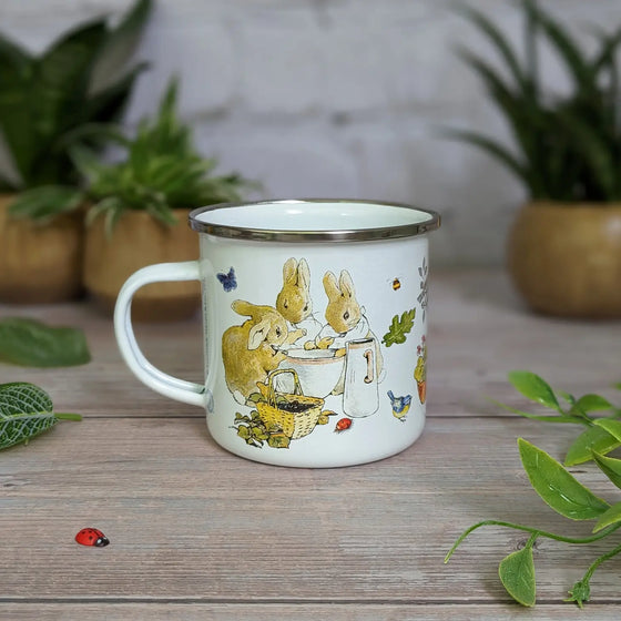 Beatrix Potter's Flopsy Bunnies Enamel Mug