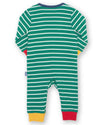 Moose On The Loose Organic Cotton Baby Romper - Kite