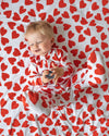 Love Heart Cotton Sleepsuit – Fred & Noah