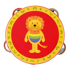  Lion Tambourine - Orange Tree Toys