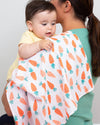 Happy Carrot Organic Cotton Muslin Cloths 3 Pack – Baby Muslin Squares - Kite