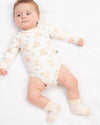 Busy Baa Baa Organic Baby Socks 2 Pack – Sheep & Bunny Cotton Socks - Kite