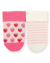 Berry Dot Organic Baby Socks 2 Pack – Soft Cotton Socks - Kite