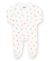 Sweet Giraffe Organic Baby Sleepsuit – Organic Cotton Popper Babygrow - Kite