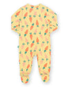Happy Carrot Organic Baby Sleepsuit – Organic Cotton Babygrow - Kite