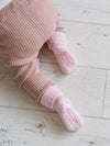 Cosy Stay-On Non-Slip Baby Socks in Camellia - Little Sock Company