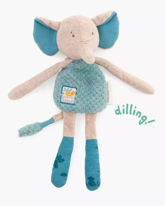 Elephant Rattle Blanket - Moulin Roty