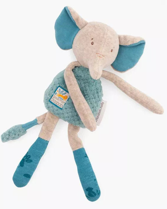 Elephant Rattle Blanket - Moulin Roty