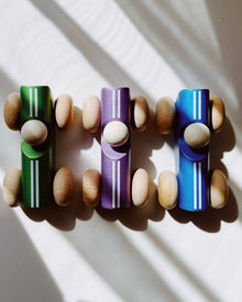  Wooden Vintage Car - Classic Eco Toy - Bajo