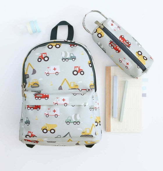 Transport Print Boys Backpack - A Little Lovely Company