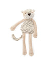 Plush toy tiger on a white background