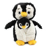Poppy The Penguin Mum & Baby Black - Ptipotos