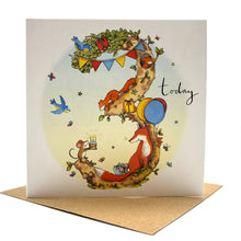 3rd Birthday Card - Woodland Fox - Ink and Snail Limited