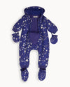 Bute Navy Constellation Baby Snowsuit – Recycled Eco Outerwear -The Bonnie Mob