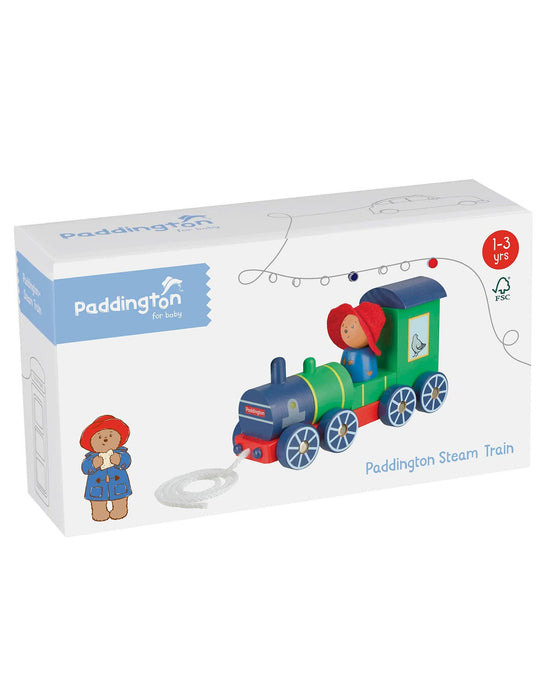 Paddington Bear Set Trenino Con Stazione E Rotaie In Legno