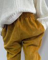 Gold Corduroy “Kid Fit” Trousers - Fred & Noah