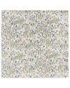 Floral patterned fabric swatch on a white background