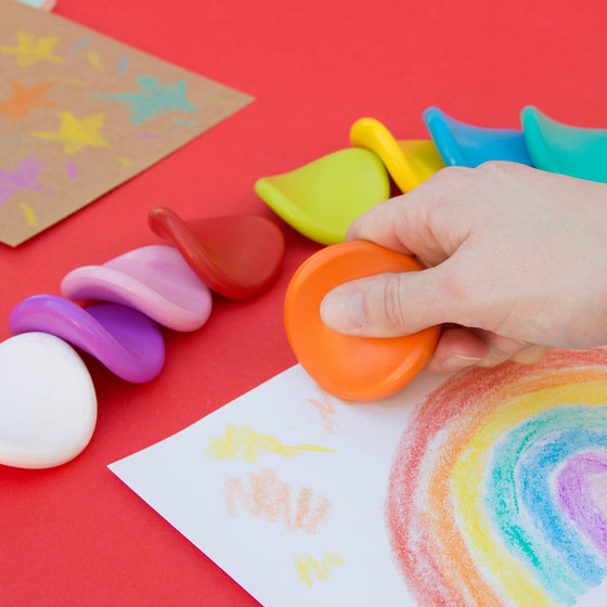 Jumbo Grip Colouring Crayons