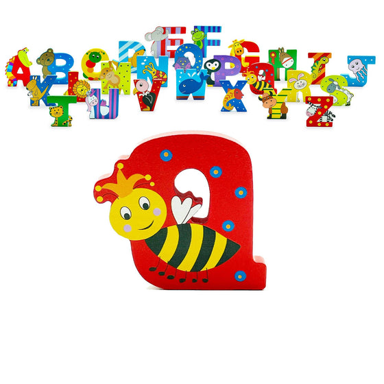Alphabet Wooden letter Q