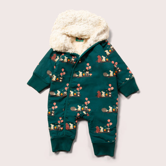 Little Green Radicals Around The Campfire Sherpa Lined Snowsuit