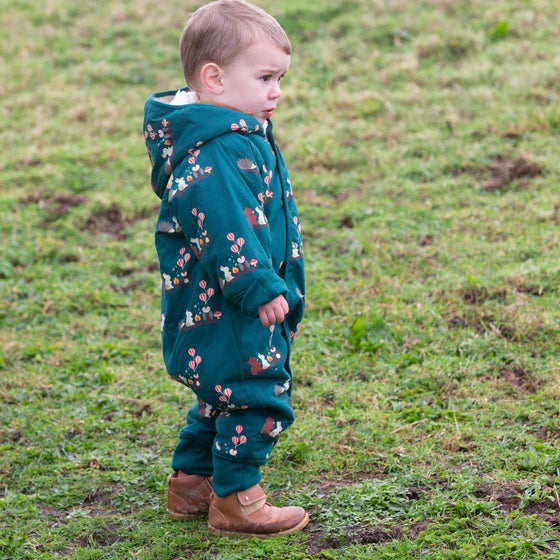 Little Green Radicals Around The Campfire Sherpa Lined Snowsuit