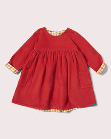  Holly Berry Reversible Corduroy Pocket Dress – Little Green Radicals