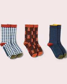  Teddy Bear Ankle Socks 3 Pack – Little Green Radicals