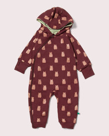  Brown Bears Hooded Snug Suit - Little Green Radicals