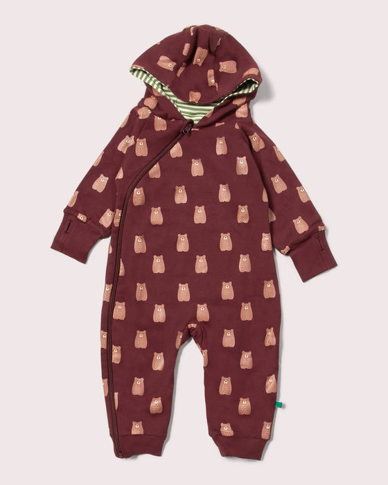 Brown Bears Hooded Snug Suit - Little Green Radicals