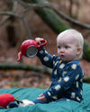 Blue Penguins Organic Zip Babygrow - Little Green Radicals