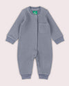 Corn Blue Organic Waffle Playsuit - Little Green Radicals