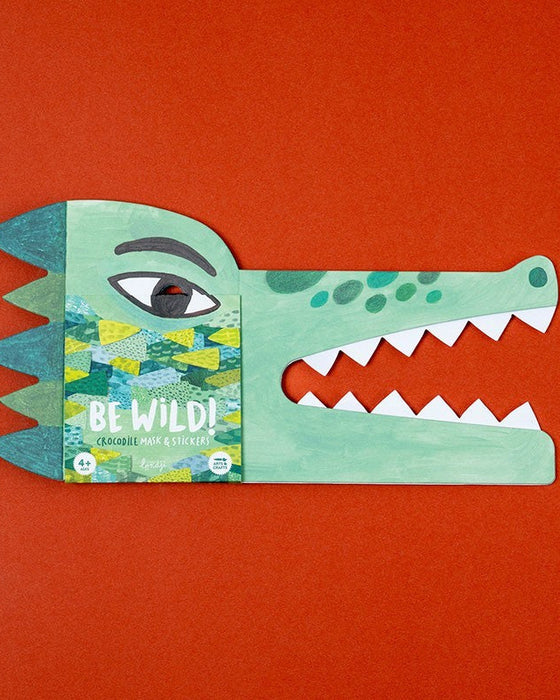 🐊 BE WILD! CROCODILE Mask & Stickers - Londji