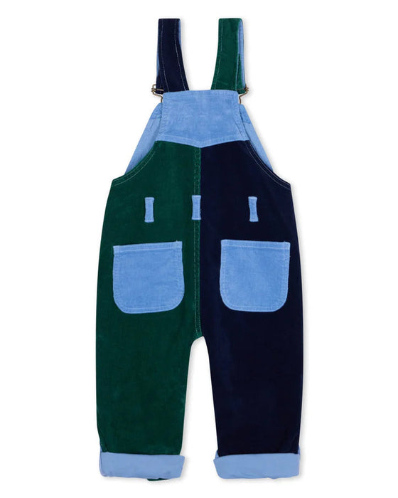 Blackthorn Patchwork Corduroy Dungarees - Dotty Dungarees
