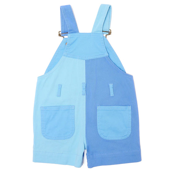 Tonal Colourblock Shorts - Blue - Dotty Dunagrees