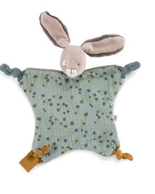  Sage Rabbit Cuddly Toy - Comforter - Moulin Roty