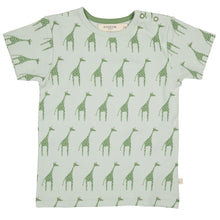  Short sleeve T-shirt (AOP), giraffe - Pigeon Organics