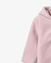 Pink Fleece Suit Allo - Organic Recycled Baby Suit - Wheat