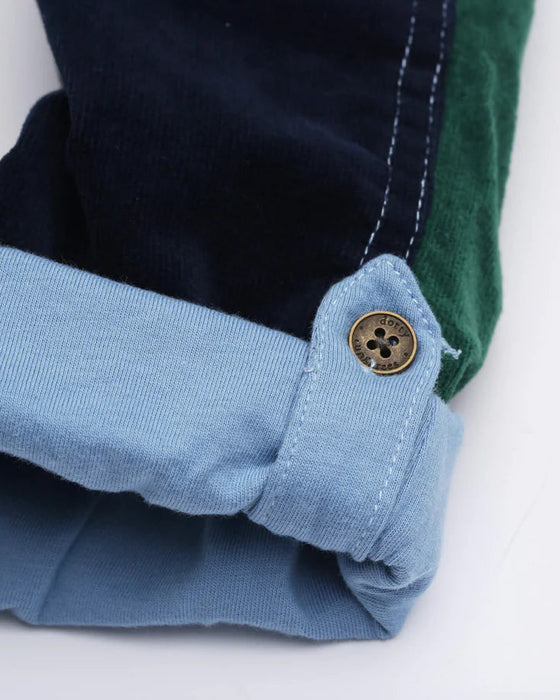 Blackthorn Patchwork Corduroy Dungarees - Dotty Dungarees