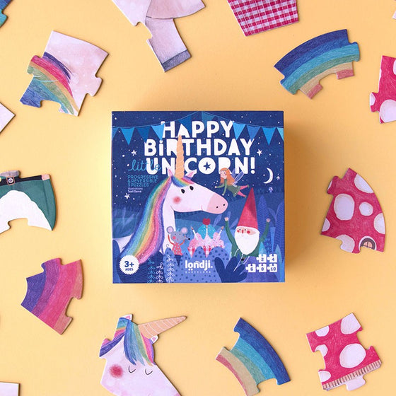 Happy Birthday unicorn puzzle - Londji
