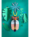 Studio Roof Rhinoceros Beetle 3D Decoration | Large Recycled Cardboard Insect