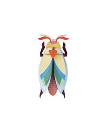  Colorful cockroach illustration on a white background