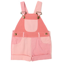  Tonal Colour Block Shorts - Pink - Dotty Dungarees