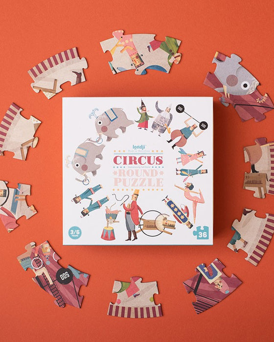 🎪 Puzzle - Circus Round - Londji